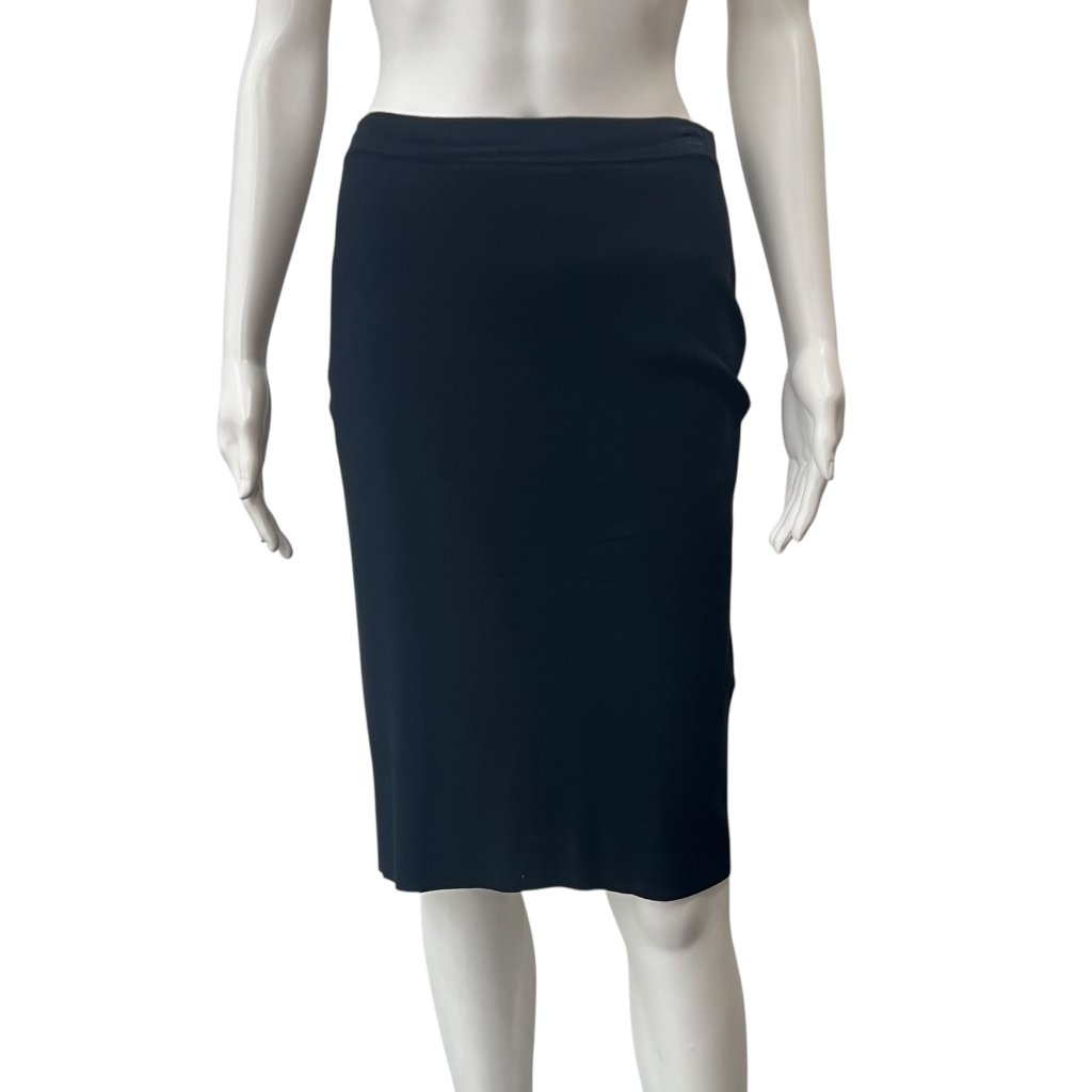 Valentino Black Slim Body-Con Pencil Skirt Size Small/Medium